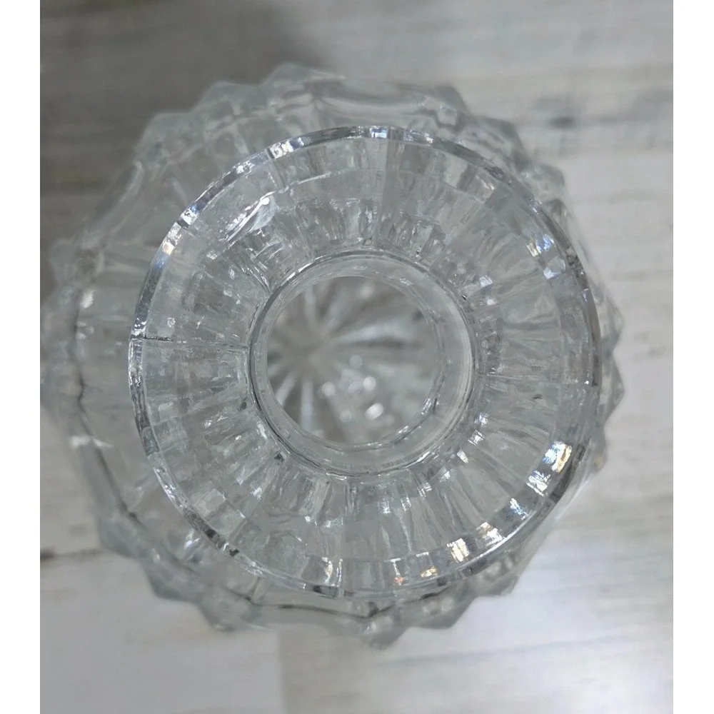 Vintage Heavy Cut Crystal Whiskey Decanter 10